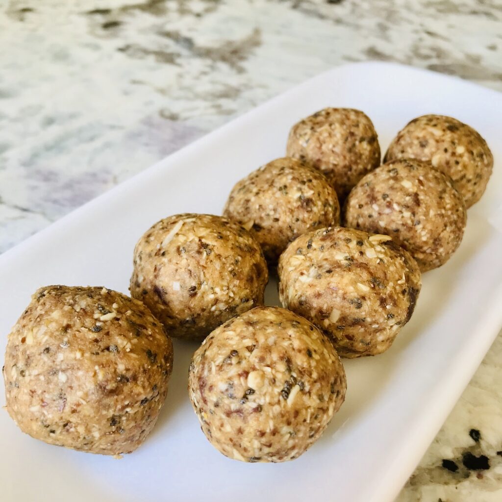 No bake energy balls - healthy road trip foods for kids