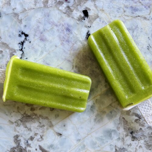 Healthy Popsicle Recipe: Pineapple, Mango + Spinach