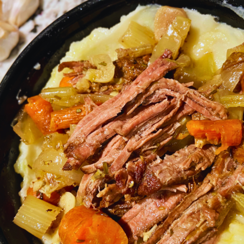 Crock Pot Roast with Buttery Mashed Potatoes